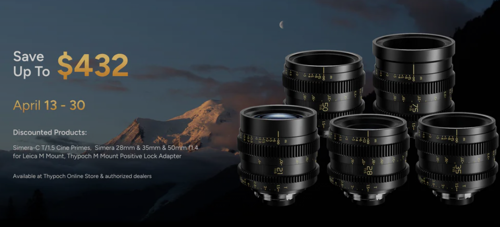 Thypoch Simera Spring Sale 2026 – Extra 5% off with code LEICALENSLIST