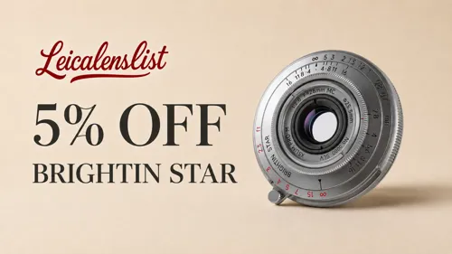 Brightin Star Coupon Code: 5% Off Lenses and Accessories