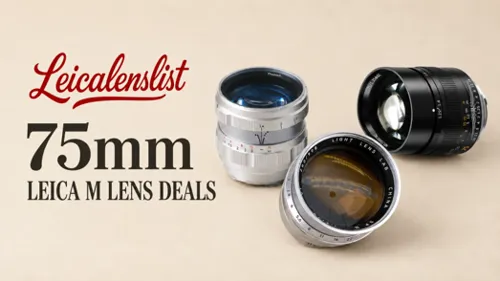 75mm Leica M Lens Deals