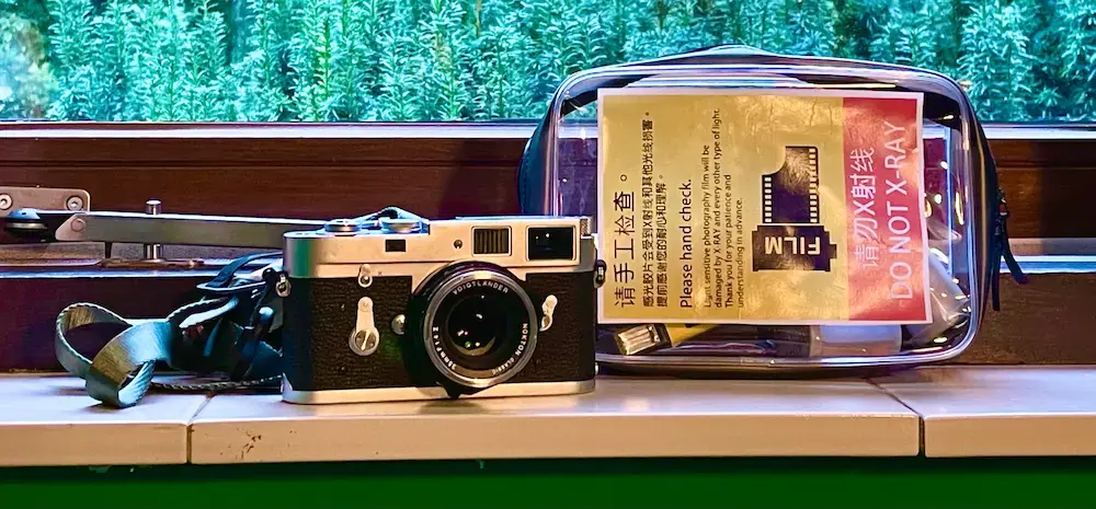 Hand check your film in China