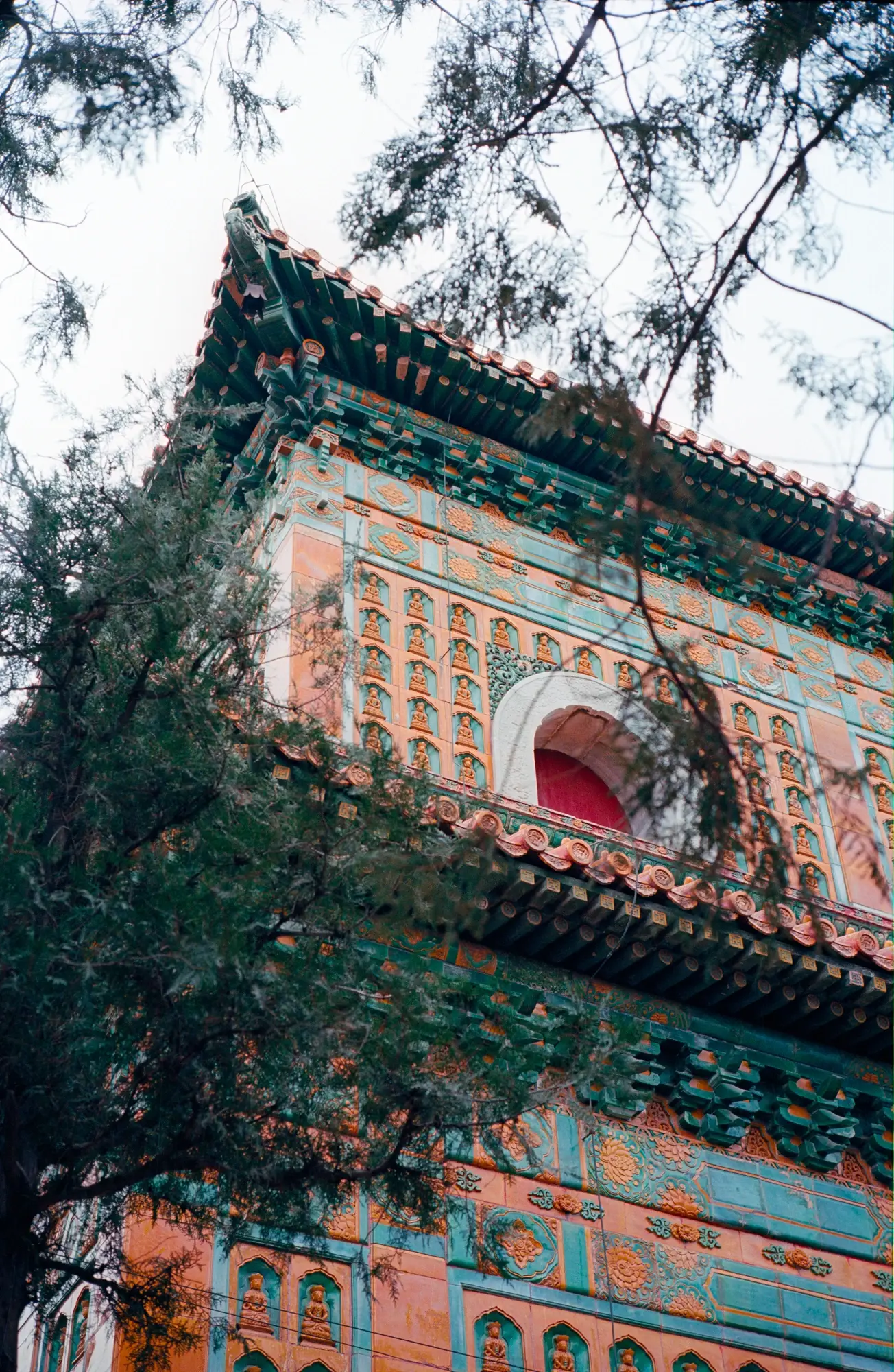 Buddha tiles, Summer Palace, the Hall of the Sea of Wisdom