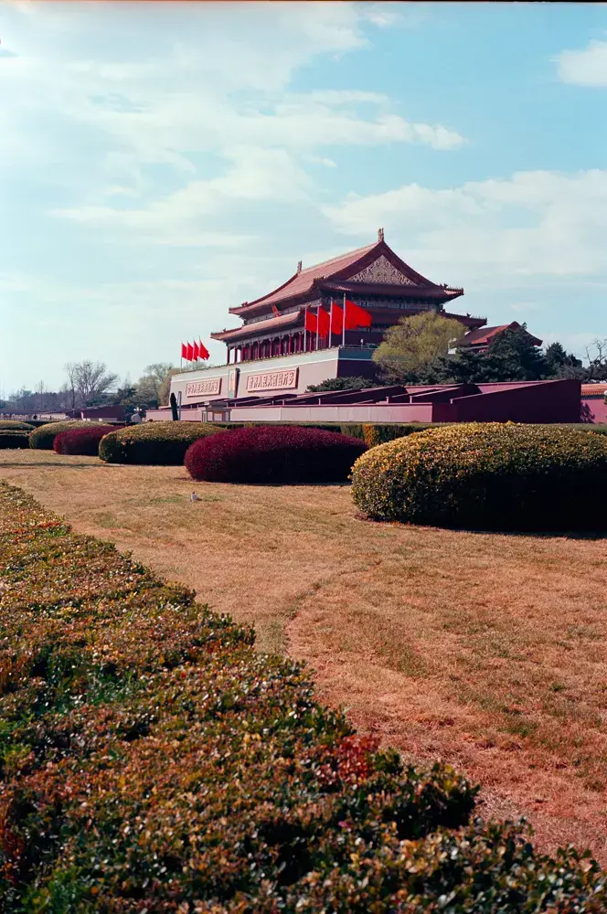 Mao's Mausoleum, Tiananmen Square, Beijing, f/8 with the Color Skopar 50mm f/2.2