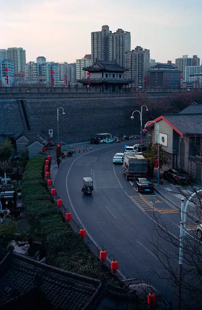 City Wall, Xi'an, China f/4 with the Color Skopar 50mm f/2.2