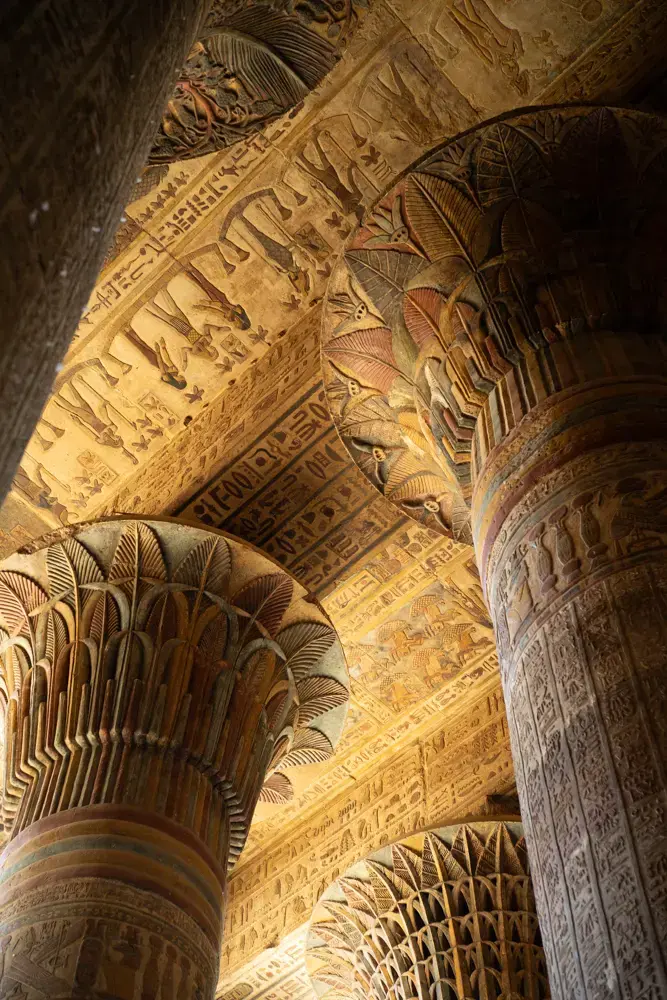 Esna Temple, Egypt, shot at f/8 with the Color Skopar 50mm f/2.2