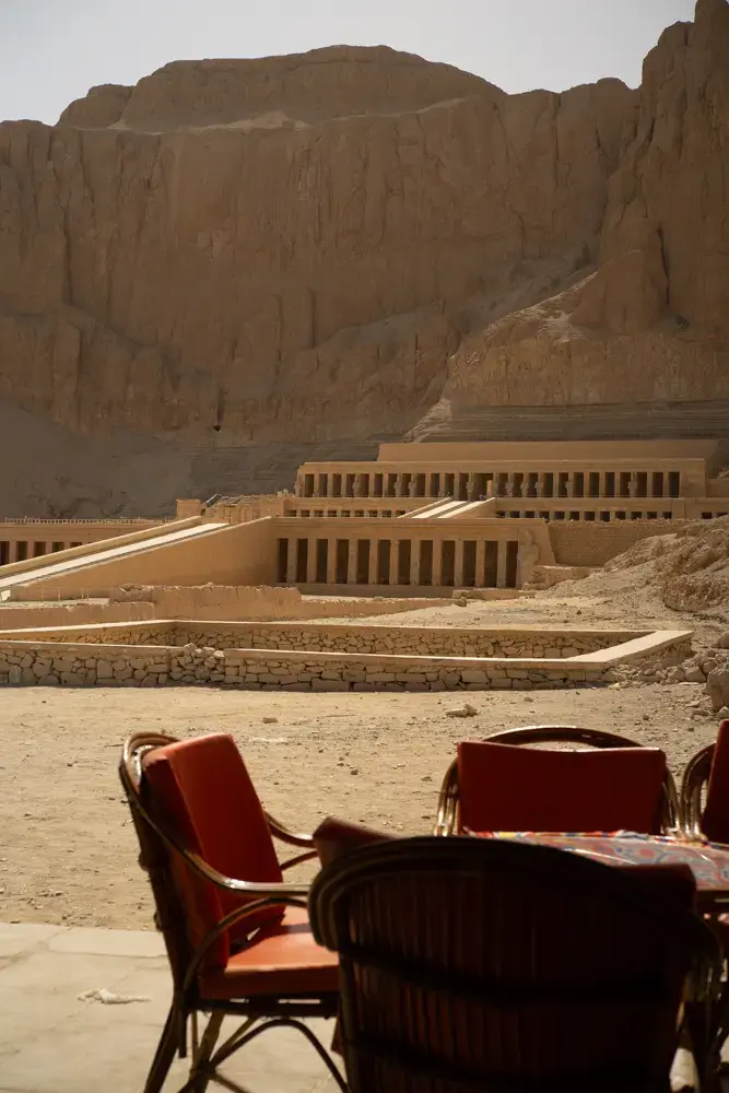 Temple of Hatshepsut, Egypt, shot at f/8 with the Color Skopar 50mm f/2.2