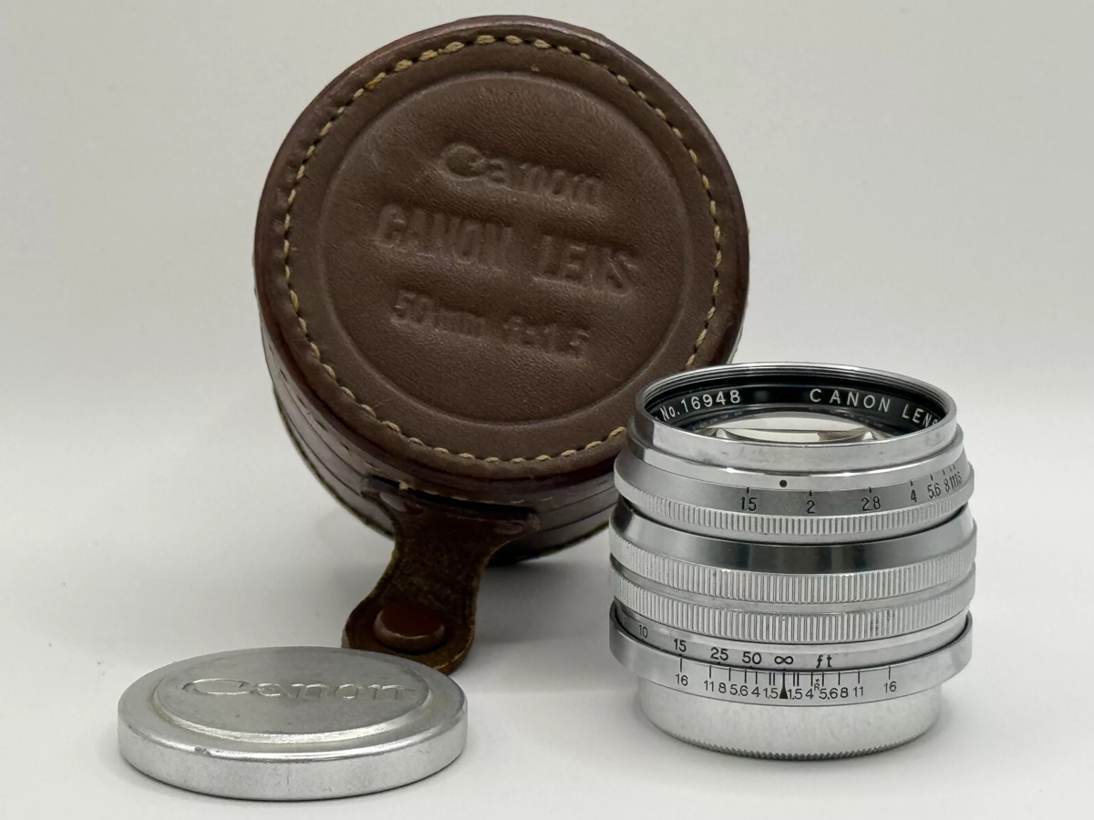 Canon 50mm f1.5 LTM with case