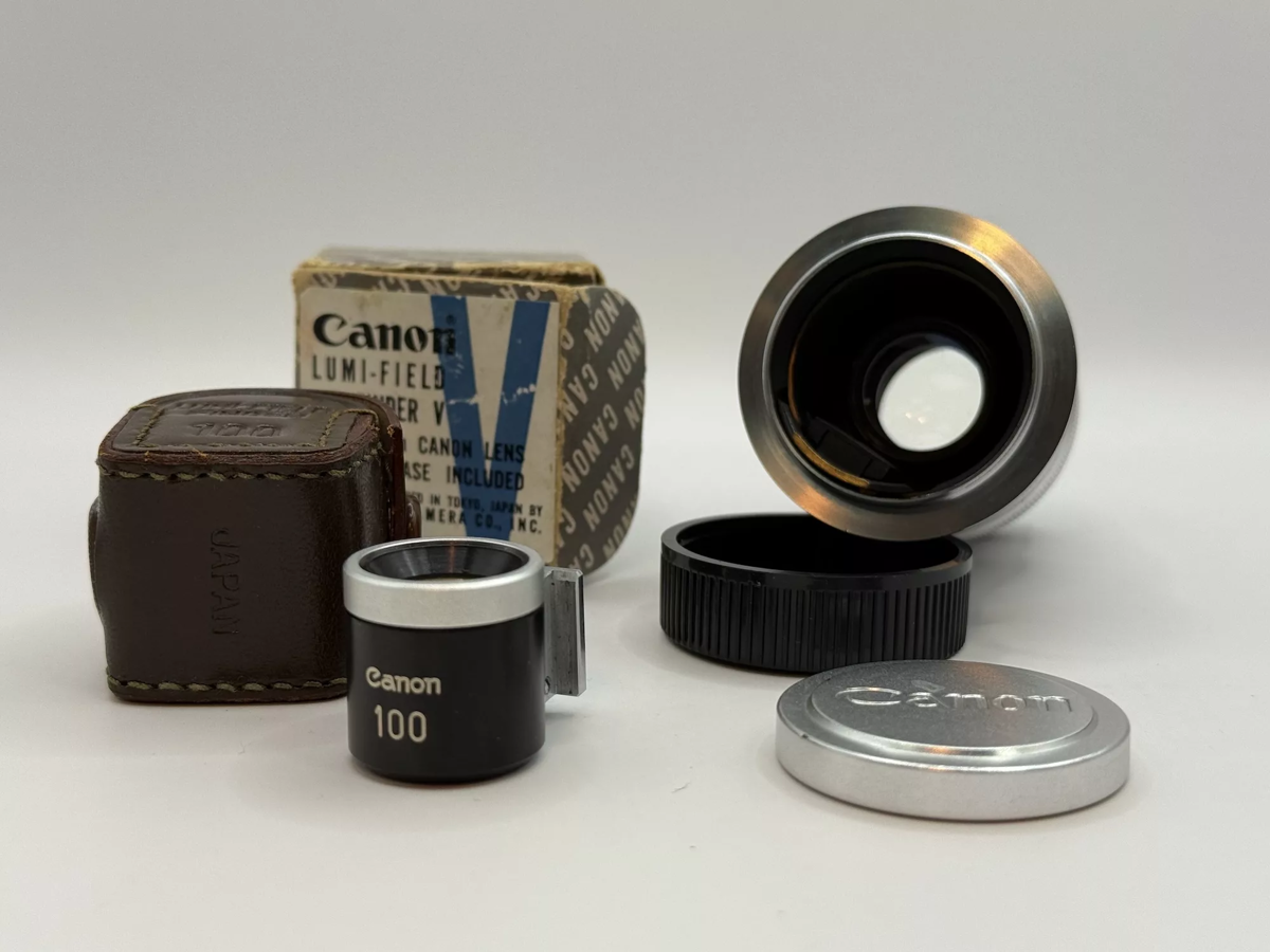 Canon 100mm f3.5 with viewfinder
